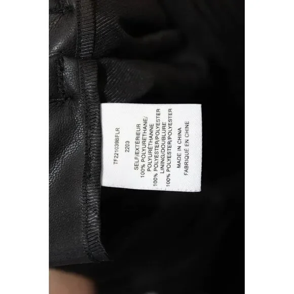 Derek Lam 10 Crosby Women Paperbag Cropped Ankle Pants Black Size 4 - Picture 5 of 6